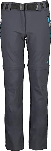 CMP Mädchen Stretch-zip-off-hose Für Kinder Pants, Titan, 92 EU