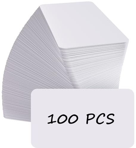 MaxGear 3.5 x 2 Blank Business Cards 100Pcs