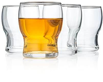 HISTORY COMPANY Stackable Tasters – Professional Nosing & Sipping Glasses for Miniature Cocktails & Craft Beer, 4-Piece Set (Gift Box Collection)