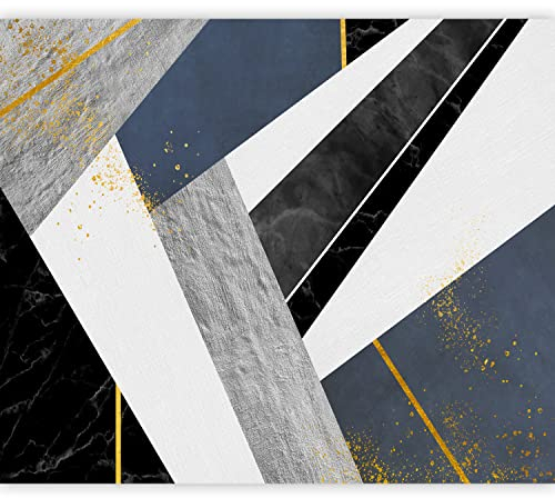 murando - Vlies Fototapete 500x350cm - Foto Tapete Wohnzimmer Vliestapete XXL Motivtapeten Bildtapete 3d Effekt Wand Dekoration - geometrische Muster Betonoptik Marmoroptik bunt n-A-10010-a-b