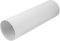 Repa Market 150 mm Weiss Rund Lueftungsrohr - Gerader Lüftungskanal aus Kunststoff – 50 cm lange Lüftungsleitung Rundrohr – Kunststoffrohr - Plastikrohr für Abluftkanal, Haus, Bad, Küche