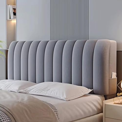 Funda De Cabecera De Cama De Felpa De Terciopelo Cubierta De Respaldo De Cabecera De Cama Tapizada De Felpa Corta Súper Suave Protectores A Prueba De Polvo Para Decoración De Dormitorio ( Color : Dark