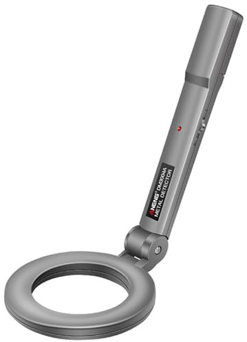 Metal Detector Wand, Highly Sensitive Handheld Metal Detector with Red Light & Buzzing, 180° Foldable Gold Detector, Metal Treasure Finder for Metal Objects