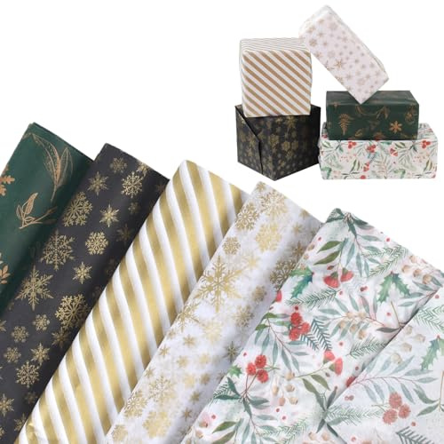 Seidenpapier für Geschenkverpackungen, Basteln Seidenpapier zum Verpacken, DIY Kunst Handwerk, Geburtstag Hochzeit Ostern Party Dekor, Geschenktüten füllen (Grün)