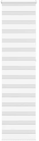 vidaXL Estor Cebra Blanco 65x230 cm Tejido Ancho 60,9 cm poliéster