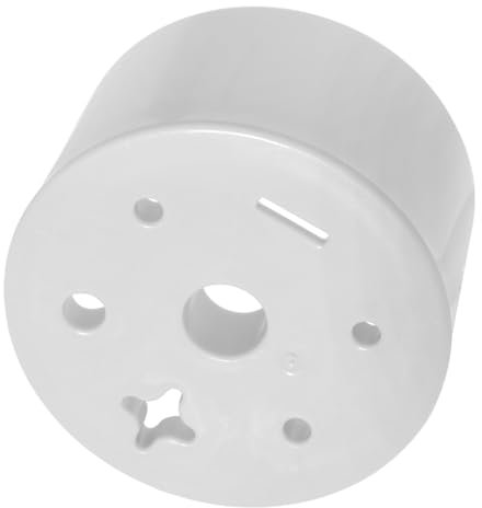 PRETYZOOM Portavaso cimiteriale fiori per cimitero vaso per fiori memoriale disposizione portatori di tomba staffe per composizioni floreali composizione floreale in plastica bianca