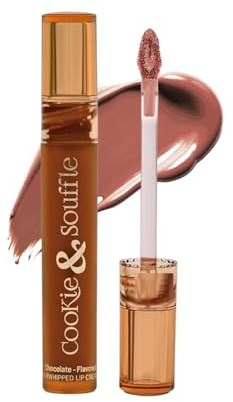 Cookie & Soufflé Matte Liquid Lipstick – Caramel Kiss | Long-Lasting Lipstick for Women | Enriched with Cocoa Butter & Rosehip Oil | Soft-Matte Finish | Nourishing & Lightweight Formula | 3.2ml