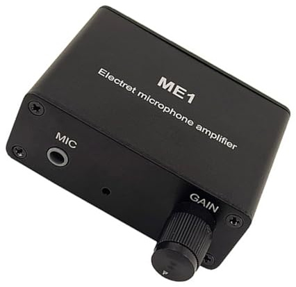 ME1 Multi-function Equipment Preamp Module 0-20dB Control Output, 10 hours continuous use of microphone equipment pickup mixing console