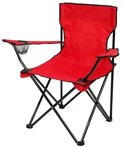 Campingstol fällbar stol bärbar stol camping fällstol med armstöd bärbar bänk för fiske strand trädgård turist lounge pall camping c FANDIAO
