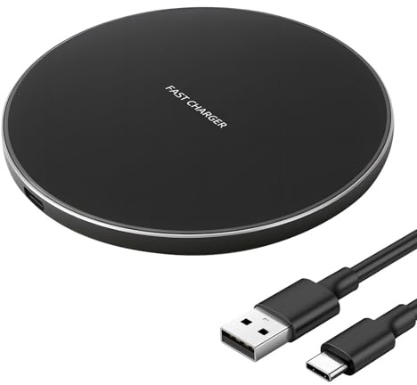 Caricatore senza fili da 20 W, ricarica rapida senza fili, Qi Pad di ricarica a induzione per i-Phone 16 15 14 13 12 11 Pro XS X Compatibile con AirPods 4/3/2 Sam-Sung Galaxy S24 23 22LG OnePlus Pixel