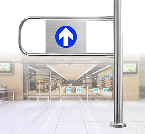 Cancello Di Sicurezza Ingresso Mercato, Adatto A Biblioteche, Negozi, Attrazioni Turistiche E Locali Simili 50×100 Cm
