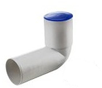 CURVA WC ALTA BIANCA Diam 110 mm HTSBB-H (GUARNIZIONE ESCLUSA)