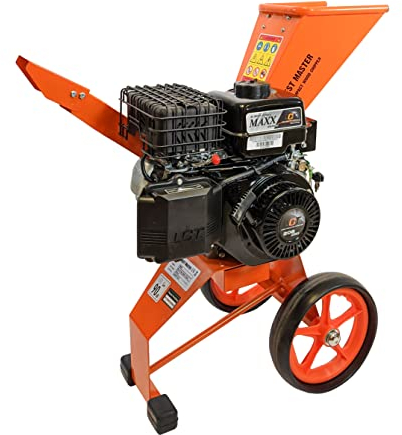 Forest Master FM6DDES Petrol Wood Chipper with Electric Start 6HP Self-Feeding - Lightweight and Well-Balanced - Chips up to 50mm (2 inches)