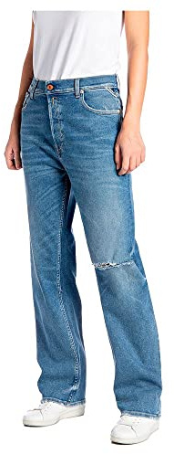 REPLAY Jaylie Jeans, 009 Azul Medio, 30W x 32L para Mujer