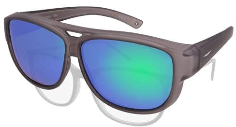 ActiveSol Occhiali da sole sovrapponibili El Pavana, per chi porta gli occhiali, UV400, polarizzati