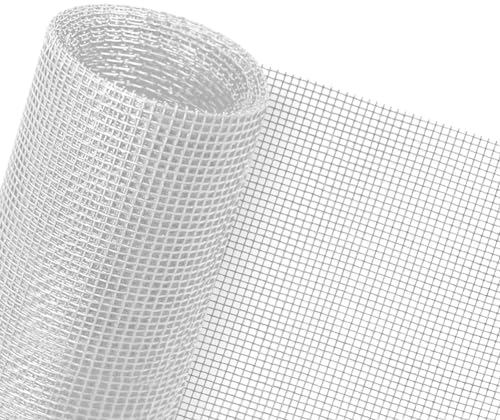 Flintronic Tela mosquitera por Metros, Tela Mosquitera para puerta y ventana, Red Ajustable Tamaño de la DIY, malla mosquitera Fibra de Vidrio de color Blanco, Adiós a Los Mosquitos(200 x 250 cm)