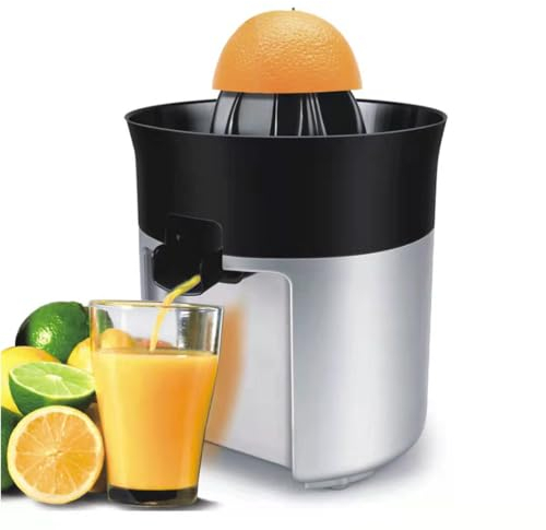Machine à citron noire à double tête entièrement automatique - Machine à jus d'orange - Presse à jus électrique - Pour broyer la viande hachée et remuer
