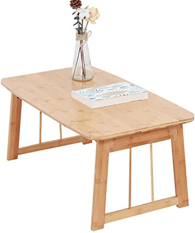 Couchtische Quadratischer faltbarer Couchtisch, Wohnzimmer, kleiner Holztisch, Balkon, Büro, Teetisch, Haushalts-Esstisch, niedriger Tisch, Bett, Arbeitszimmertisch, platzsparend Star of Light