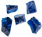 Sarini Gravier en Verre, Pierre parfumée, Gravier décoratif Bleu Aqua/Pierres/Mariages/événements/mémoriaux/Photographie/Maison/Jardin/vases/Art/Artisanat, 3-5 cm 500 g
