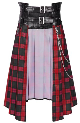 FQLGJMY Dam medeltida viktoriansk volangkjol renässans gotisk pirat höga låga kjolar halloween cosplay kostym