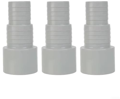Raccordo adattatore per tubo flessibile per pompa piscina, per tubi di diametro interno da 32 mm, 38 mm, connessione a presa da 50 mm (3 pezzi)