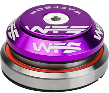 WFS HY638 Kit de direction conique intégré de 2,8 cm à 3,8 cm pour tubes de tête conique – Alliage d'aluminium CNC, roulements scellés sans filetage pour VTT, vélo de ville, vélo de route, VTT et BMX