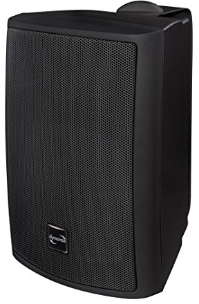 Dynavox PB402 cassa HiFi con supporto da parete, altoparlante compatto a 3 vie, nero
