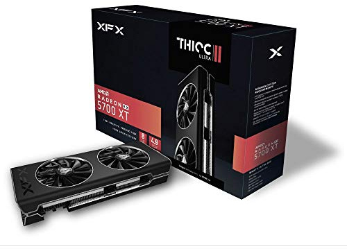 XFX RX-57XT8DBD6 XT Thicc II Ultra - Tarjeta gráfica de 8GB, GDDR6, 1980MHz 3xDP HDMI, PCI
