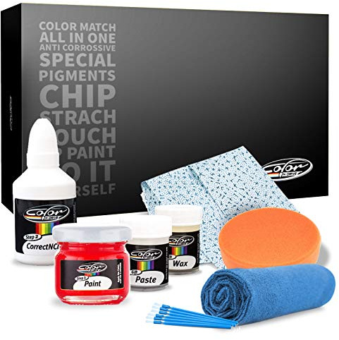 Color N Drive Vernice ritocco Compatibile con BMW Portimao Blue Metallic (C31) - Kit di riparazione graffi e scheggiature - Plus Pack
