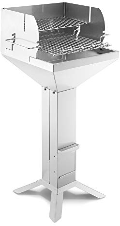 THÜROS T2 4-Fuß Direkt Plus Holzkohlegrill Edelstahl