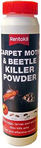 Rentokil 3 x Carpet Moth & Beetle Killer