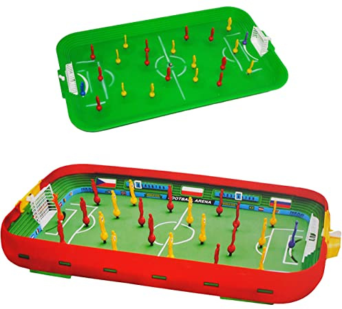 alles-meine.de GmbH Tischfußball - Spiel__ Komplettset incl. Spieler & Ball & Tor - Fußballspiel - Fußball/Kicker für den Tisch - Tischfussball Spiel - Tischfußballspiel - Kic..