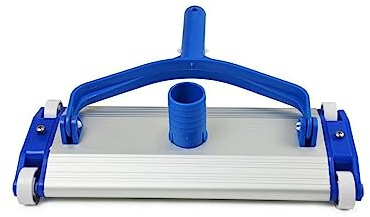 jardiboutique - Balai aspirateur de Fond pour Piscine 45 cm - Tête d'aspiration rectangulaire en Aluminium, Nettoyage Manuel - Se raccorde à la buse (Manche et Tuyau Non fournis) - Réf JB-00404