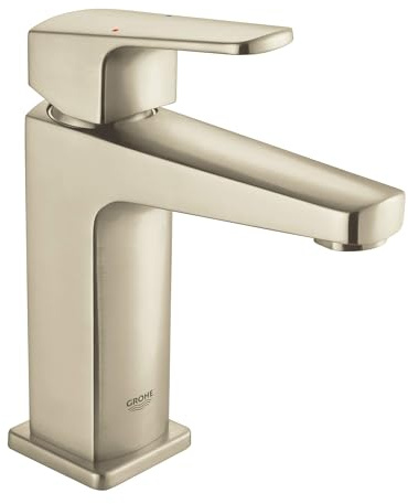 GROHE 23838EN0 Tallinn Einloch-Einhebel-Badezimmerarmatur, 1,2 GPM, gebürstetes Nickel