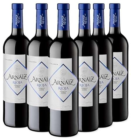 Viña Arnáiz- Vino Tinto D.O. Rioja - Pack 6 Botellas x 750ml