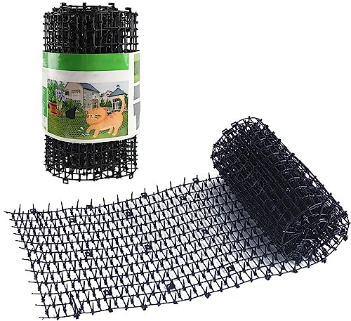 Norhogo 1 x Cat Repellent Mat, Cat Repellent Mat with Spikes, Cat Repellent Mat with Spikes, Cat Repellent Mat for Garden Fence, 30 cm x 200 cm