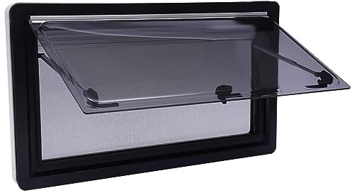 Miuxe Seitenfenster Wohnmobil-Fenster Wohnmobil-Klappfenster Außenfenster Mit Integriertem Rollo Und Fliegengitter, Für Wohnmobil Caravan Van Camper Fenster Ersatz
