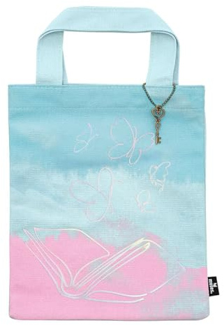 moses. libri_x Büchertasche Fantasy I Kleine Tragetasche aus 100% Baumwolle I Das perfekte Geschenk zum Buch, Schönes Geschenk für Vielleser, Leseratten und Buch Fans