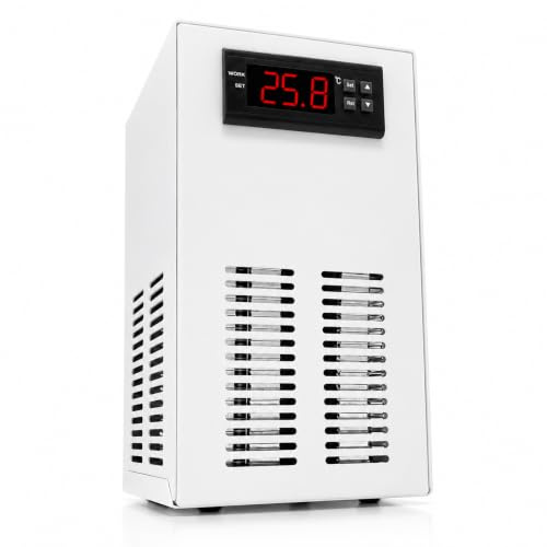 MENDUNER Raffreddatore per Acquario, Refrigeratore per Acquario 72 W, Refrigeratore per Acquario Axolotl, sistemas di Raffreddamento e Riscaldamento Dell'acquario 20 L (Spina UE