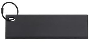 blomus Duschabzieher FLIT | Black | 23L x 7B cm | Duschwischer Schwarz | Fensterabzieher aus Silikon mit Metall-Kern für Dusche, Badezimmer, Spiegel, Glas-Reinigung, Fliesen