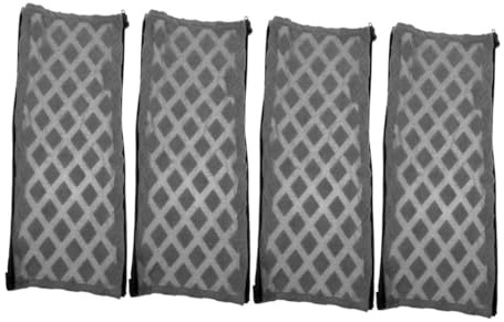Lurrose 4 Piezas Fundas Ajustables y Removibles para Sillas de Oficina y Gaming y con Diseño de Piña