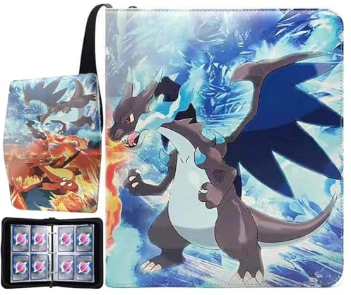 Album de collection pour cartes, Pokémon, 50 pages, 400 pochettes, portable, étanche, en polyuréthane, de qualité supérieure, pour garçons et filles, collectionneurs 3