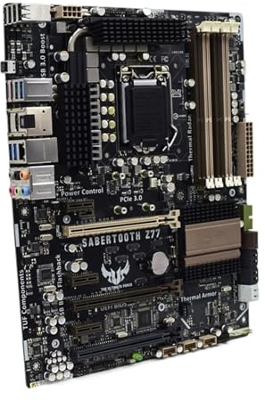 Carte mère Fit for ASUS Sabertooth Z77 Carte mère Intel CPU Core I7 2600 3770 I5 3340 2500K I3 3240 Mémoire 4xDDR3 LGA 1155USB3.0 ATX sans Kit