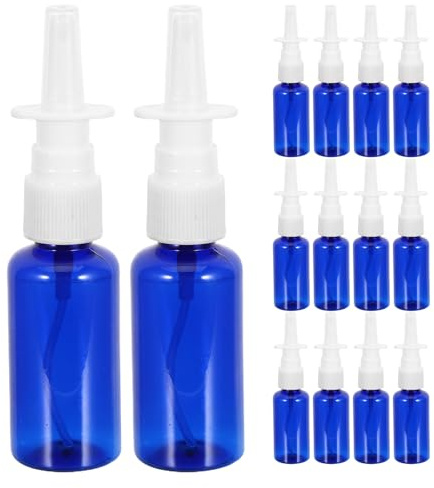 Gatuida 24 flaconi vuoti per nebulizzatore nasale - 1 oz, nebulizzatore ricaricabile per la pulizia del naso, profumo con soluzione salina - Flaconi spray con pompa in plastica per viaggi, casa e