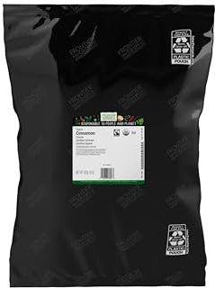 Frontier Co-op Organic Ceylon Cinnamon, Ground, Fairtrade Certified, 16 Oz, Bulk Bag - True Cinnamon for Scones, Donuts, and Baked Goods