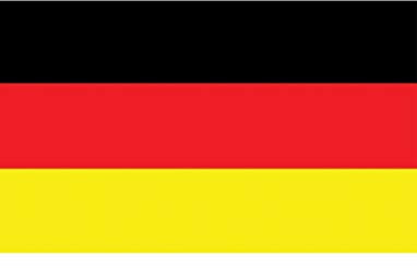 TrendClub100® Fahne Flagge „Deutschland Germany DE“ - 150x90 cm / 90x150cm