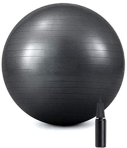 Gymnastikball für Fitness, Yoga, Schwangerschaft, Anti-Burst, 55 cm Pumpe