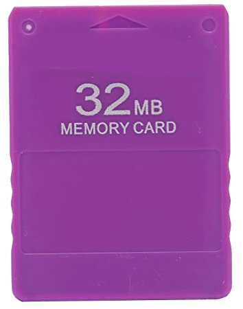 VBESTLIFE 32MB Memory Card for Playstation 2, Portable High Speed Efficient Gaming Memory Card for Sony PS2(Purple)