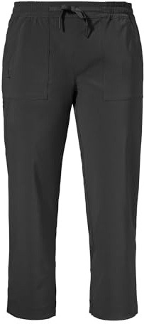 Schöffel Damen Pants Rangun L, atmungsaktive Outdoor Hose für Freizeit und Trekking, robuste 3/4 Hose mit 2-Wege-Stretch