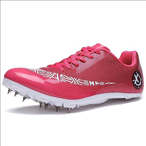 8 Nails Unisex-Leichtathletikschuhe, rutschfeste Jugendsportschuhe mit Spikes und Sprint,E,35